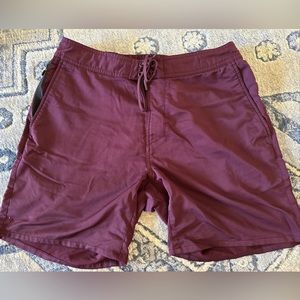 Ten Thousand Foundation Liner-less 7” Maroon Medium Shorts